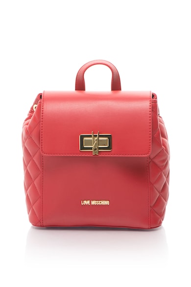 Love Moschino Rucsac de piele sintetica cu segmente matlasate Femei