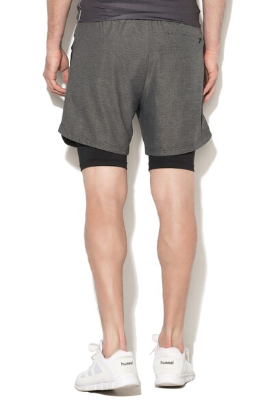 SUPERDRY Pantaloni scurti cu design 2 in 1, pentru fitness Barbati