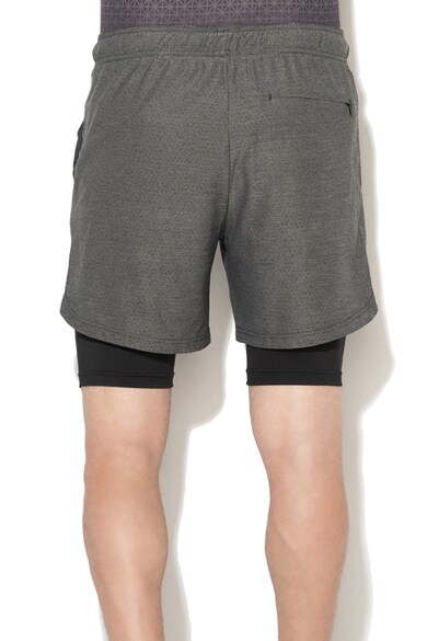 SUPERDRY Pantaloni scurti cu design 2 in 1, pentru fitness Barbati