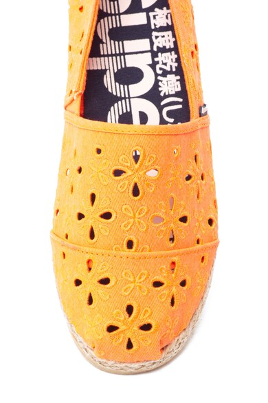 SUPERDRY Jetstream espadrille cipő dekoratív perforációkkal női