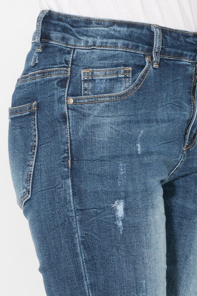 Zee Lane Denim Blugi cu aspect decolorat si deteriorat Femei