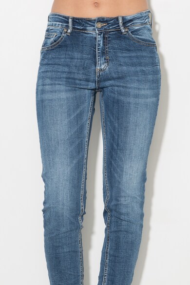 Zee Lane Denim Blugi skinny cu aspect decolorat Femei