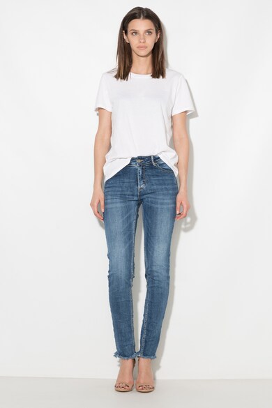 Zee Lane Denim Blugi skinny cu aspect decolorat Femei