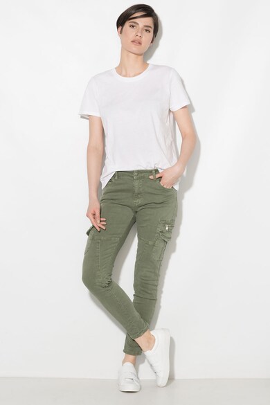 Zee Lane Denim Pantaloni skinny cu buzunare cargo Femei