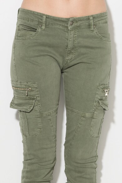 Zee Lane Denim Pantaloni skinny cu buzunare cargo Femei