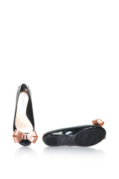 Ted Baker Zselés anyagú balerina cipő dekoratív masnival női