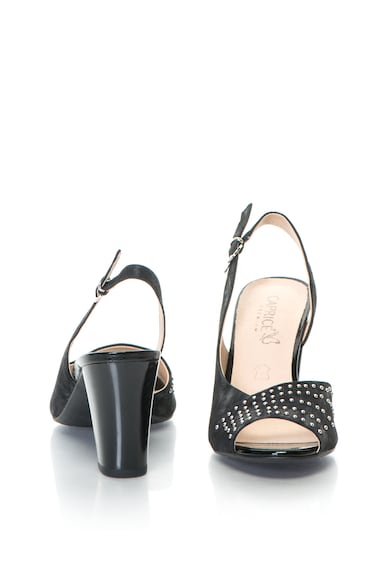 Caprice Sandale slingback, de piele intoarsa, cu toc inalt Femei