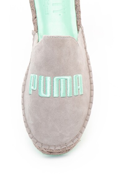 Puma Papuci de piele intoarsa cu logo brodat Fenty x Puma Femei