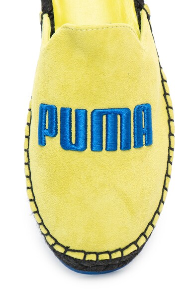 Puma Papuci de piele intoarsa cu logo brodat Fenty x Puma Femei