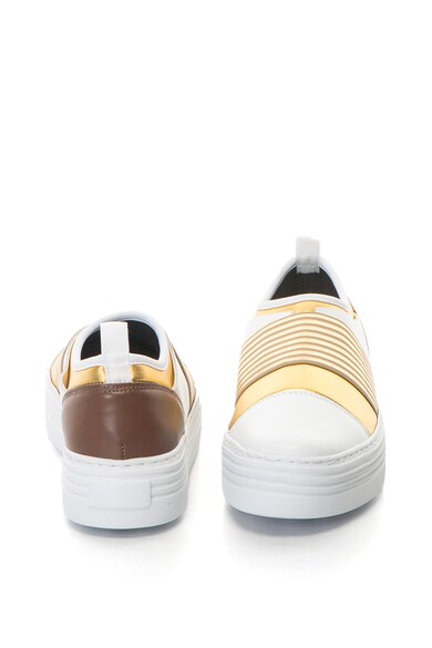 Pollini Flatform sneakers cipő fémes hatással női