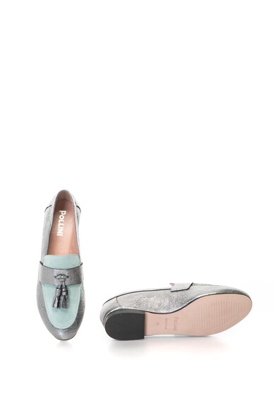 Pollini Pantofi loafer de piele si piele intoarsa Femei