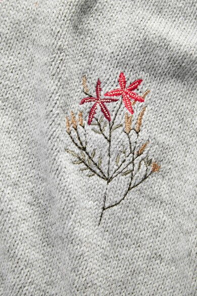 NEXT Pulover din tricot fin cu broderie florala Fete