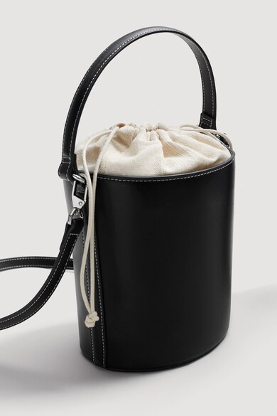 Mango Geanta bucket de piele sintetica Femei