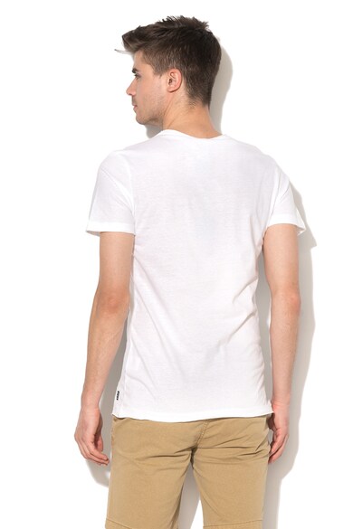 BLEND Slim fit póló grafikai mintával férfi