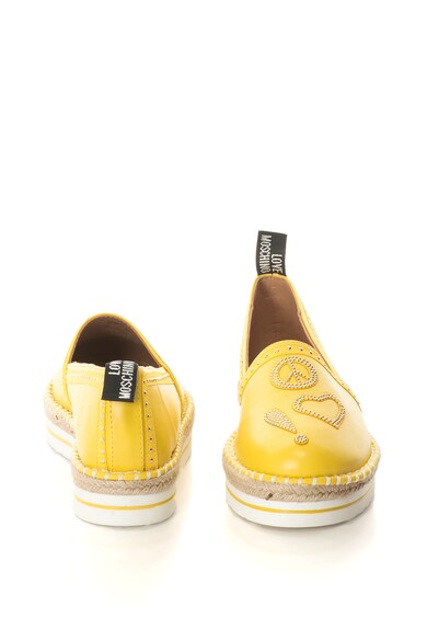 Love Moschino Espadrile din piele sintetica cu nituri Femei