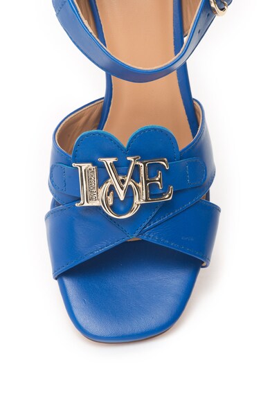 Love Moschino Sandale din piele sintetica cu toc masiv Femei