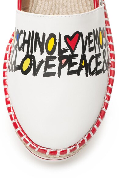 Love Moschino Espadrile cu imprimeu text Femei