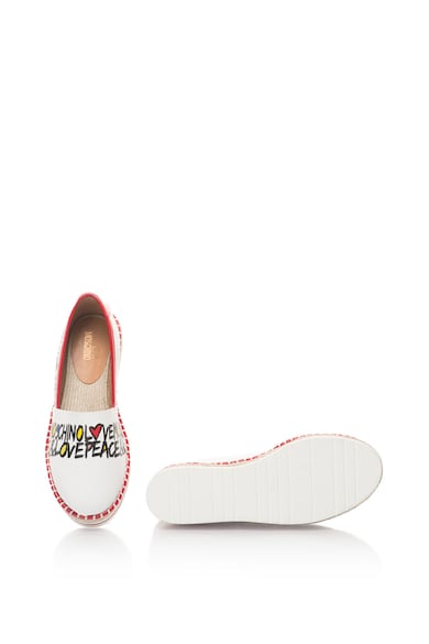 Love Moschino Szövegmintás espadrilles cipő női