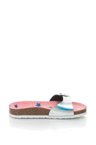 Pepe Jeans London Papuci cu aspect metalizat Bio Arcoiris Fete