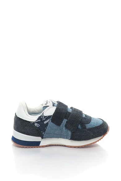 Pepe Jeans London Pantofi sport cu imprimeu si garnituri din piele intoarsa Sydney Fete