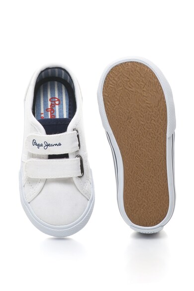 Pepe Jeans London Pantofi sport din panza cu brant moale Baker Basic Fete