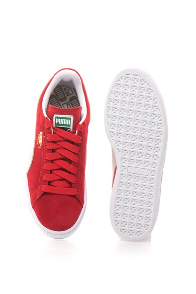 Puma Pantofi sport de piele intoarsa cu detalii contrastante Classic+ Barbati