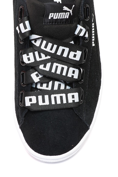 Puma Pantofi sport de piele intoarsa cu sireturi cu model Vikky Femei