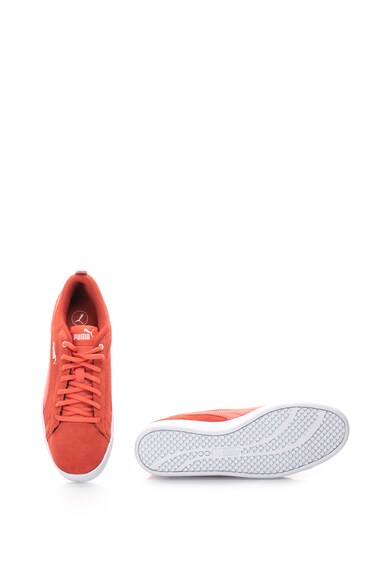 Puma Pantofi sport de piele intoarsa cu logo Smash Femei