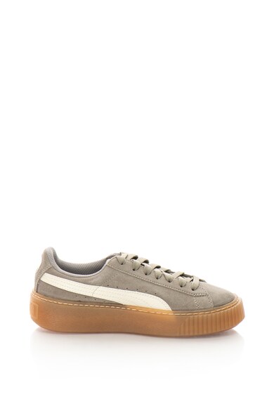 Puma Pantofi sport flatform de piele intoarsa Fete