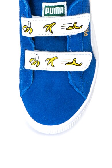 Puma Pantofi sport de piele intoarsa, cu velcro Puma x Minions Fete