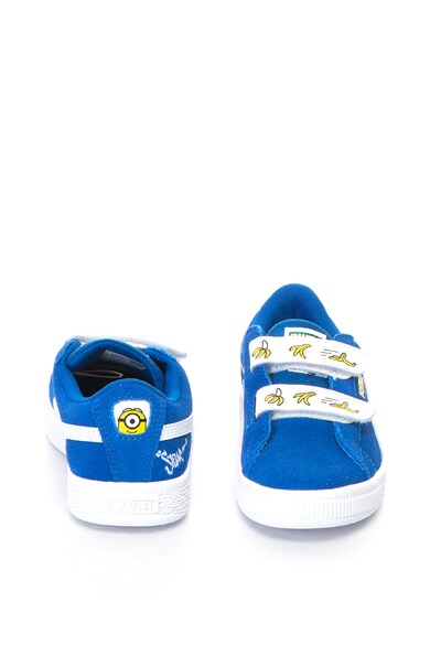 Puma Pantofi sport de piele intoarsa, cu velcro Puma x Minions Fete