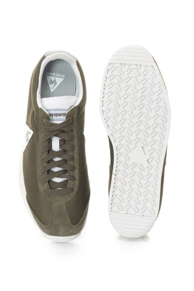 Le Coq Sportif Pantofi sport unisex, de piele intoarsa si plasa Quartz Barbati