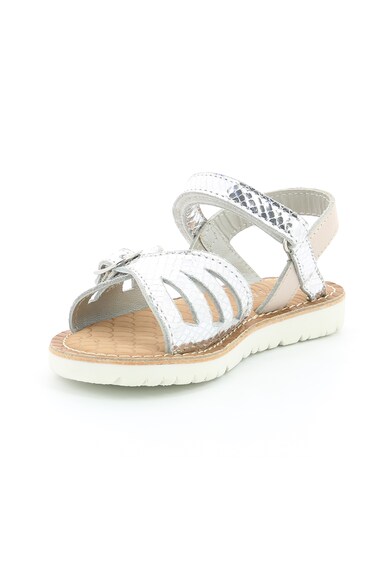 Mod8 kids Sandale de piele cu aspect metalizat Fete