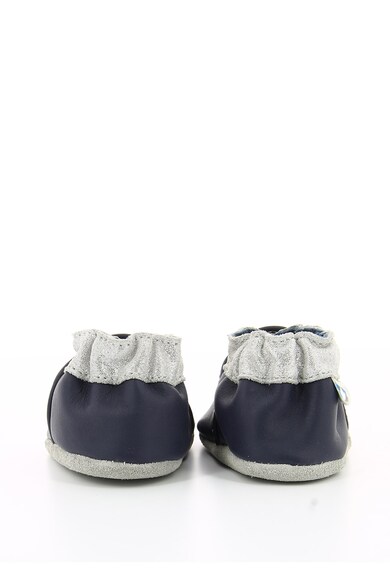 Robeez kids Botosei slip-on de piele cu imprimeu grafic Fancy Castle Fete