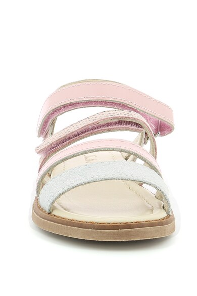 Aster kids Sandale de piele cu benzi velcro Tchak Fete