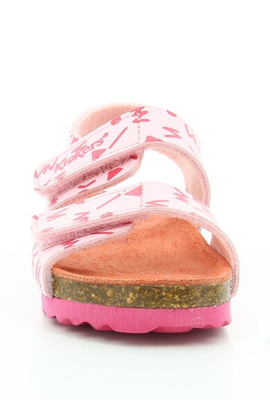 Kickers kids Sandale cu imprimeu si velcro SUMMERKRO Fete