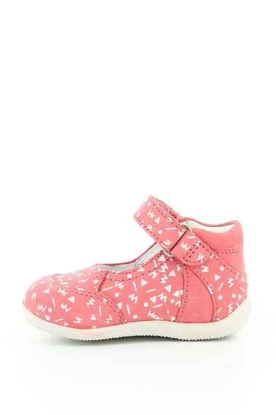 Kickers kids Pantofi Mary Jane de piele nabuc BAMAKO Fete