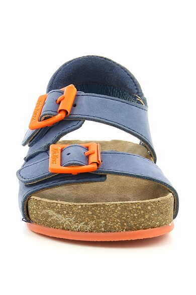 Kickers kids Sandale de piele nabuc cu barete decorative Nanti Baieti