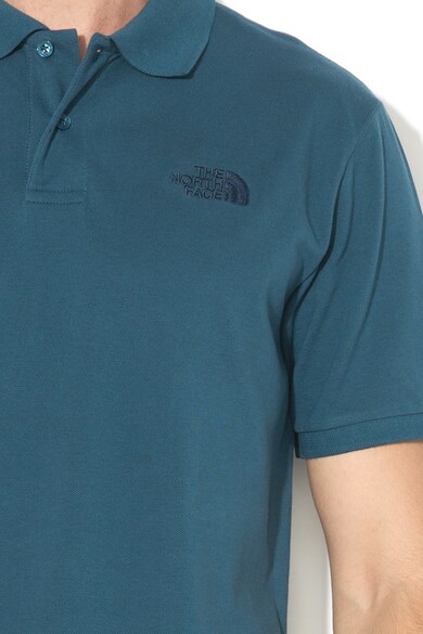 The North Face Tricou polo din pique cu logo brodat Barbati