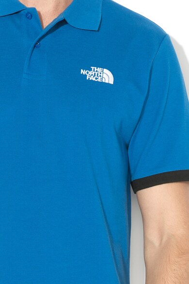 The North Face Tricou polo din pique cu logo brodat Barbati