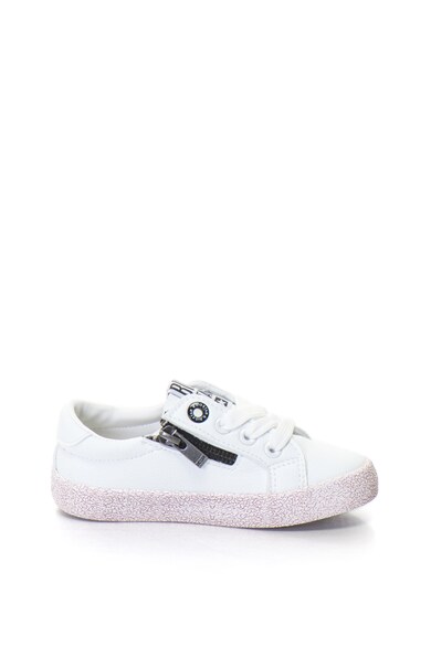 Big Star Pantofi sport de piele cu talpa cu pete decorative Fete