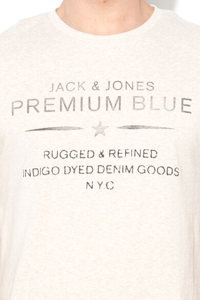 Jack & Jones Тениска Tokyo с текстова щампа Мъже
