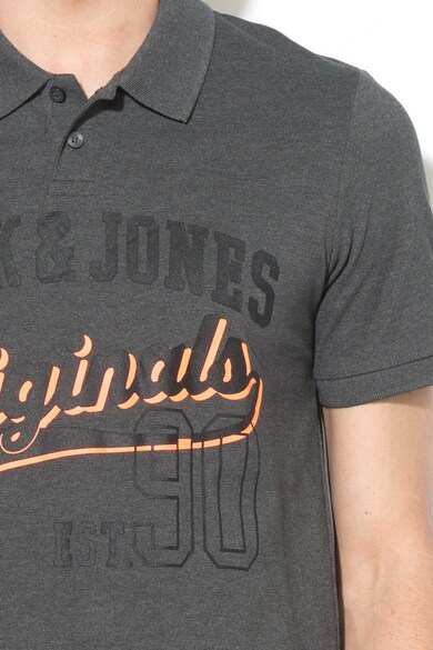 Jack & Jones Kong Slim Fit logós galléros póló férfi