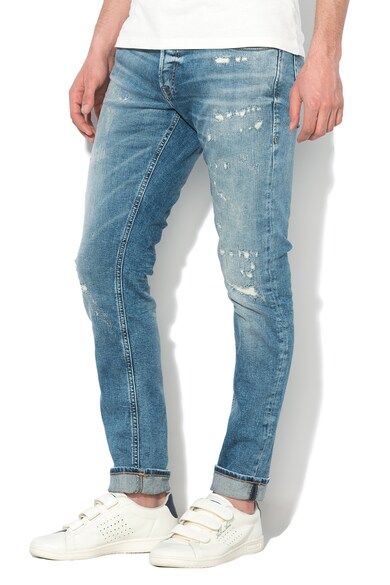 Jack & Jones Blugi slim fit cu aspect deteriorat Glenn Barbati