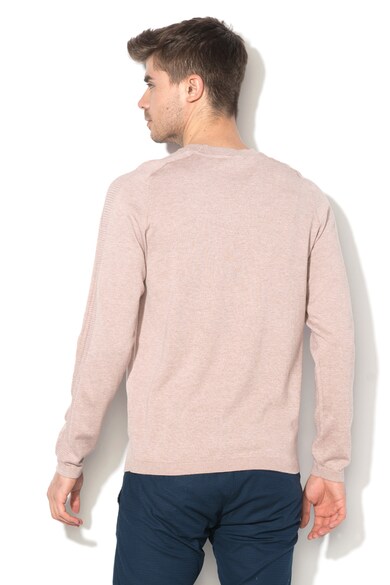 Selected Homme Пуловер с фина плетка и рипсени детайли Мъже