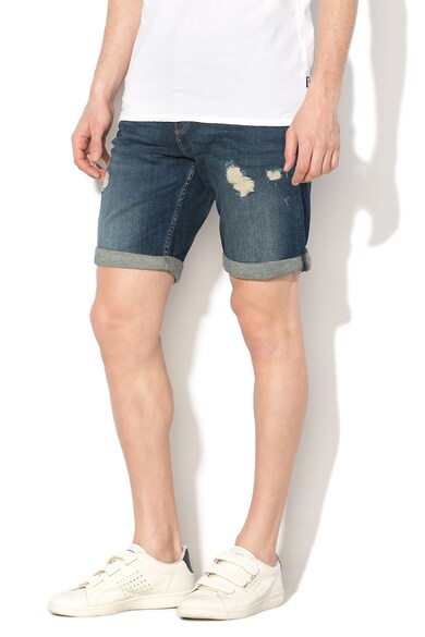 Only & Sons Bermude regular fit din denim cu aspect deteriorat Ply Barbati