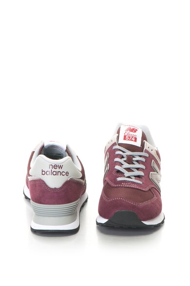 New Balance Pantofi sport de piele intoarsa cu aplicatie logo 574 Barbati