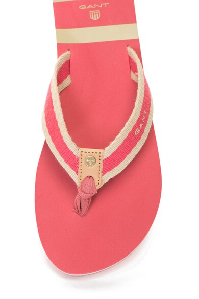 Gant Papuci flip-flop cu insertie din piele ST BART Femei