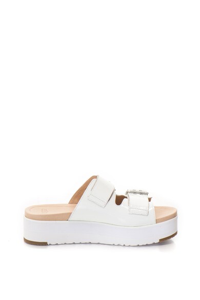 UGG Papuci flatform, de piele lacuita Cammie Femei