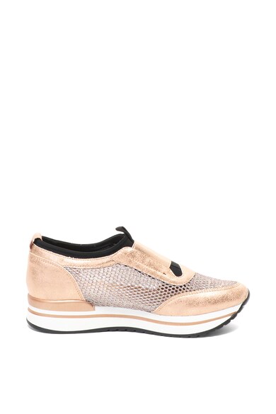 Francesco Milano Pantofi sport slip-on wedge de piele sintetica Femei